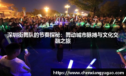 深圳街舞队的节奏探秘：舞动城市脉搏与文化交融之旅